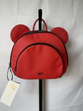 Disney Baby x Freshly Picked Mickey Anaheim Backpack Diaper Bag in Rogue Red